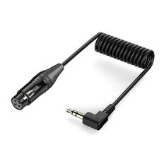 XLR-kabel 3,5 mm til XLR-hun Lydkabel Aux Lydledning til Mikrofon Mixer Højttaler Forstærker