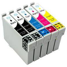 ESMONLINE 5 Set Multipack kompatible Druckerpatronen als Ersatz für Epson T1285 für Epson Stylus Office BX-305 S-22 SX-125 SX-130 SX-230 SX-235 SX-420 SX-425 SX-430 SX-435 SX-438 SX-440 SX-445