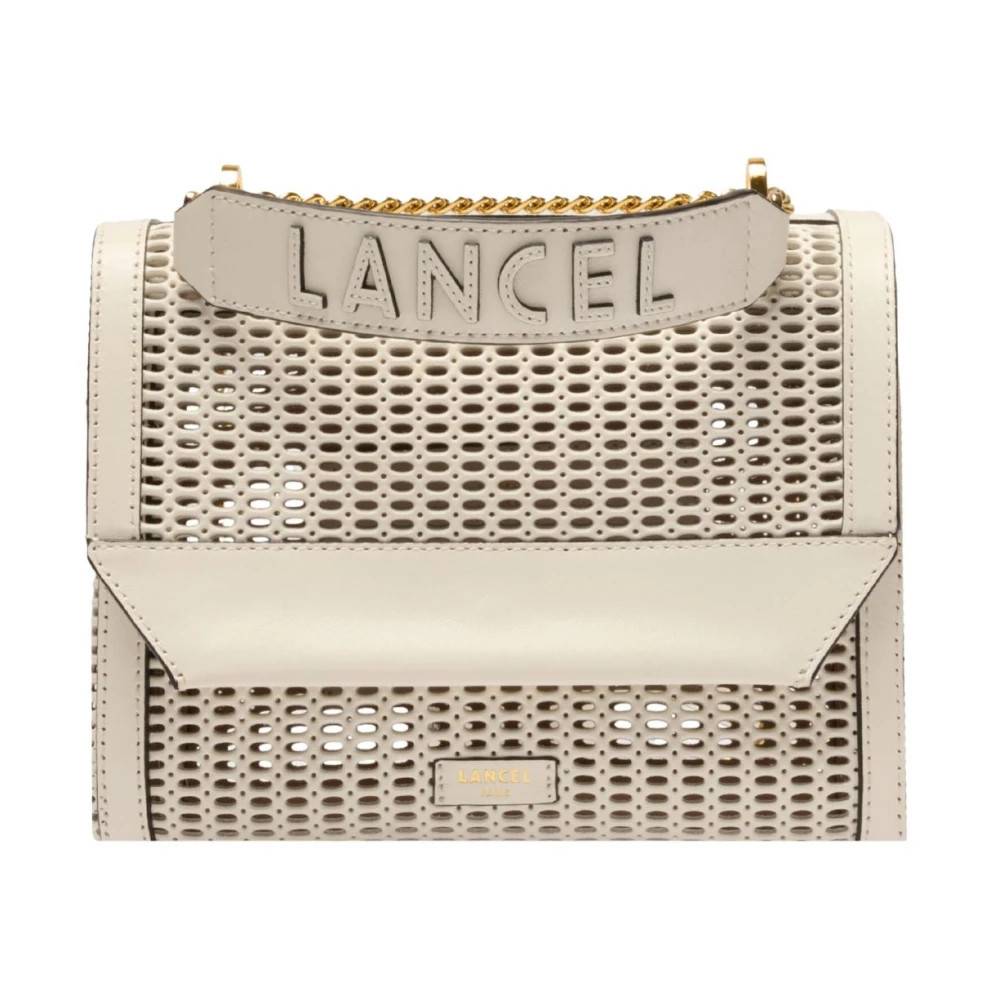 Lancel Sac Rabat Ninon - Tasker - Dame - Hvid - ONE SIZE - Uld