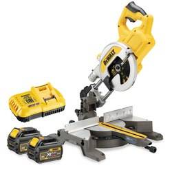 DEWALT 54V XR geringssav DCS777T2, Ø216 mm, 2 x 54V batterier