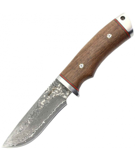 Parforce Pecora - Outdoor kniv i damaskus style stål.