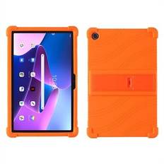 För Lenovo Tab M10 Plus (3rd Gen) / Xiaoxin Pad 2022 10.6 tum 125F / 128 Anti-kollision Mjuk Silikon Skyddande Tablettskal med Justerbar PC-stöd.