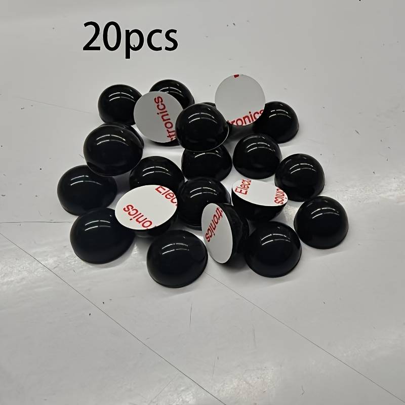 20pcs Of 0.7-inch Silicone Spherical Soundproof Isolation Foot Pads | Suitable For Speakers, Electronic Devices, Computers, Cabinet Doors, Photo Frames, Drawers