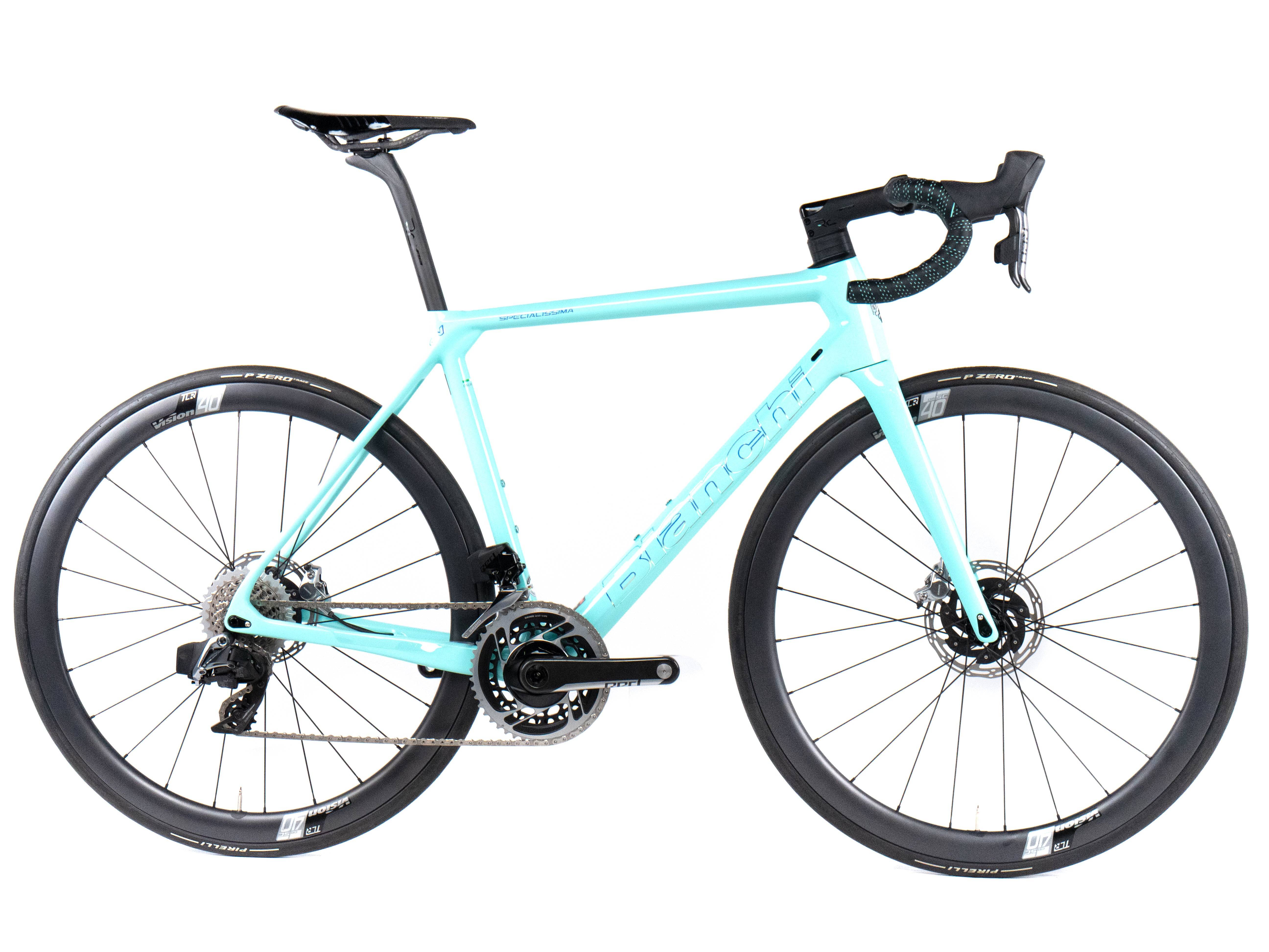 Bianchi Specialissima CV 2023 size 55 SRAM Red eTap AXS 2x12sp - Bikeroom / 55 / green (55)