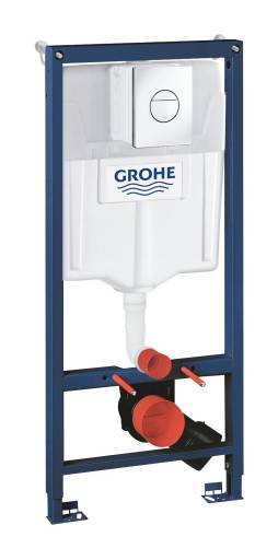 Grohe Rapid SL inbyggnadscistern, 113 cm, spolplatta, krom