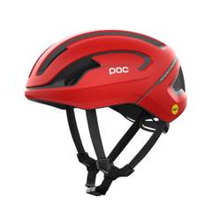 POC Omne Air Mips cykelhjälm Prismane Red Matt - Hjälmstorlek 50-56 cm - Röd