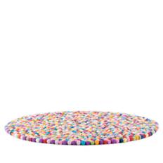 HAY Pinocchio Tæppe - Multi Color - ø90cm