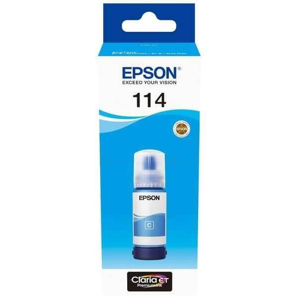 EPSON Ink C13T07B240 114 Cyan Ecotank