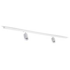 Skagen 2, komplet lysskinne med 2 LED-spot uden LED - 2 meter, hvid