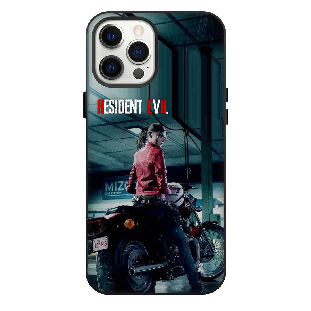 Resident Evil Claire Redfield Phone Case For iPhone Samsung Galaxy Pixel OnePlus Vivo Xiaomi Asus Sony Motorola Nokia - Claire Redfield Riding Motorcycle Portrait Poster.