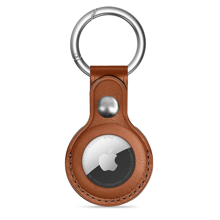 Tech Protect Apple Airtag 1/2 Nyckelring - Brun
