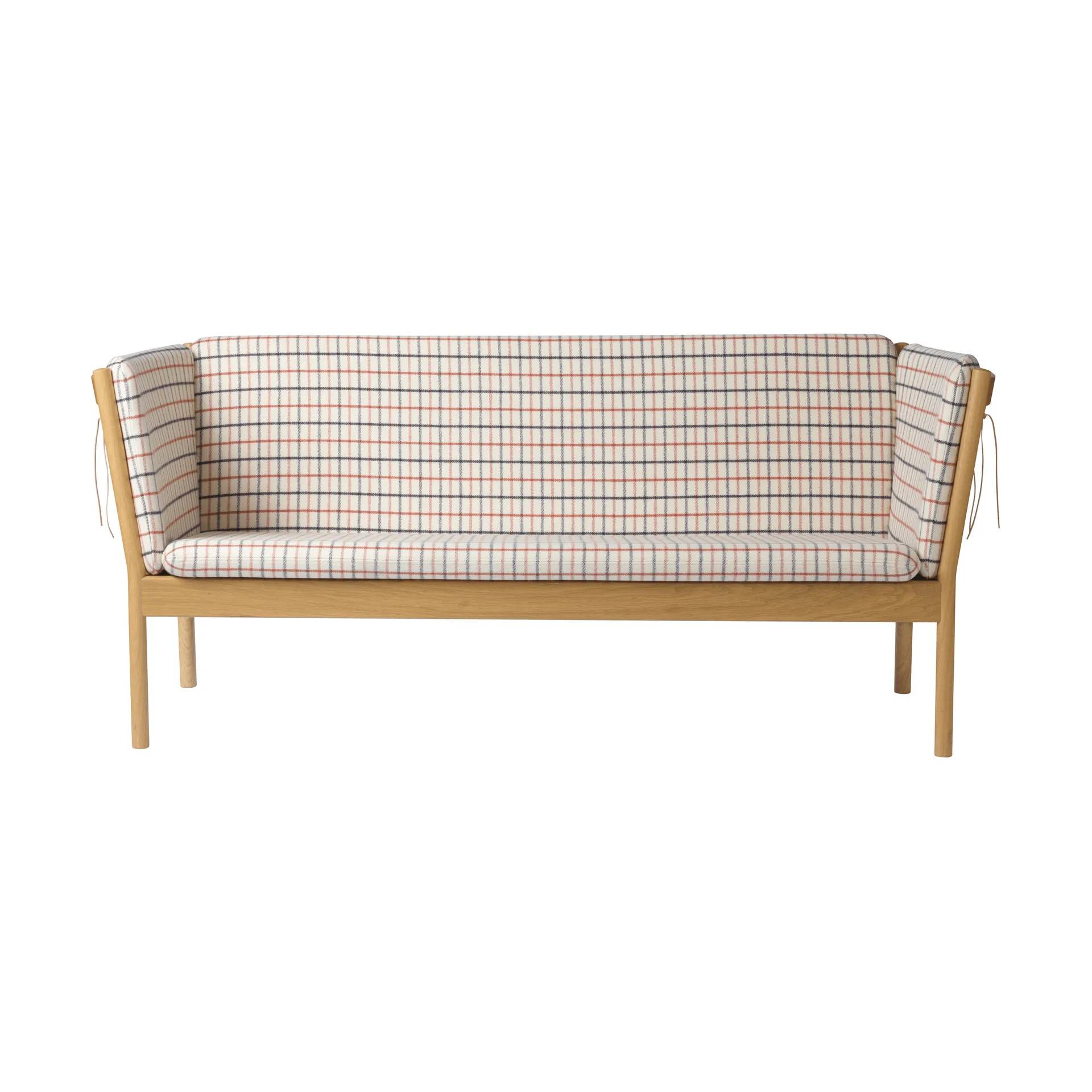 FDB Møbler L45 MK154 soffa Lackerad ek-tyg beige