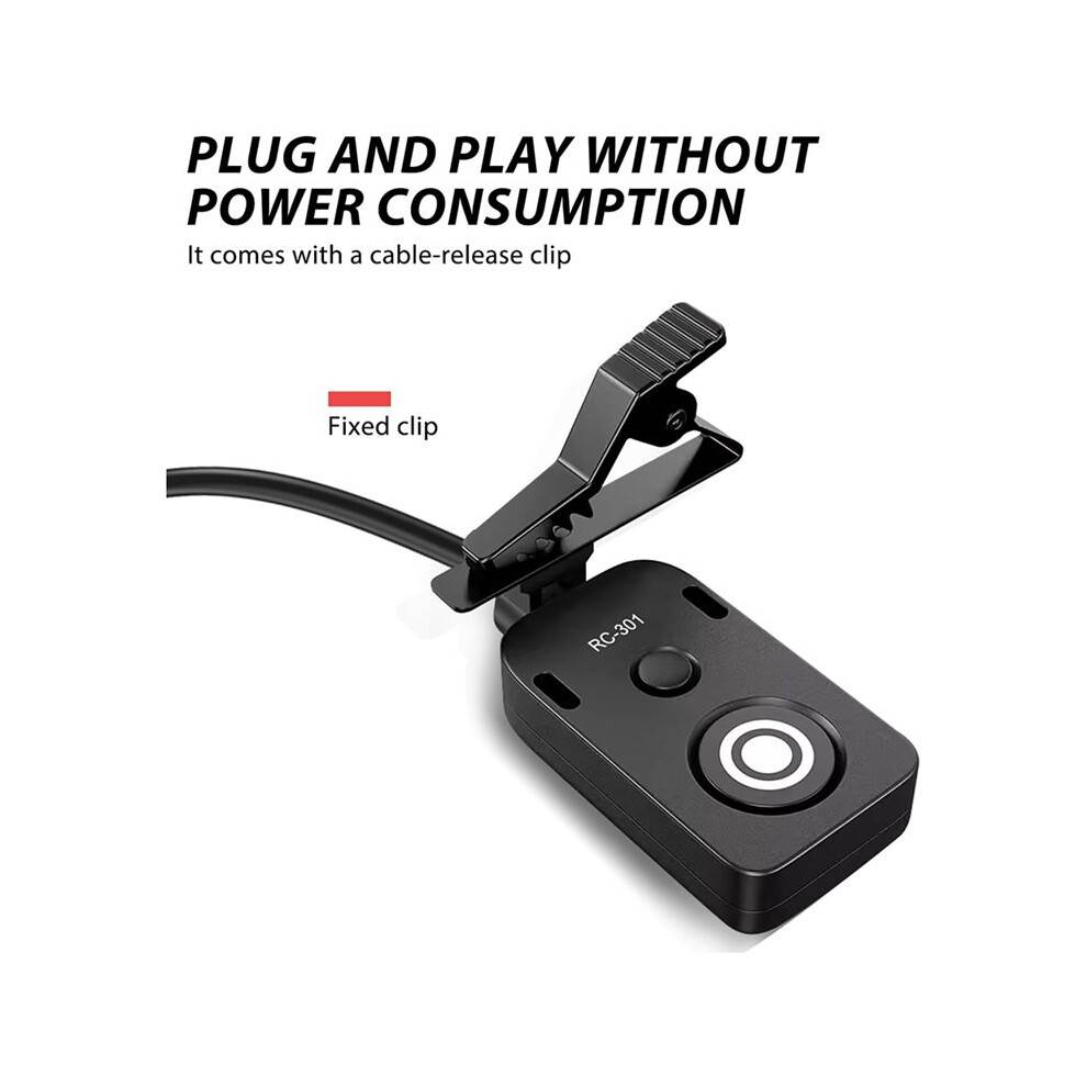 For NK Remote Cable RC301-DC2 Small Shutter Release Remote Control Short Button