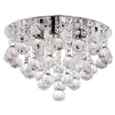 Loftslampe VEN Plafond Loftslampe VEN P-E 1437/3-35 glamourarmatur krystal kaskade krystal transparent