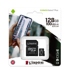 Kingston Canvas Select Plus microSDXC Class 10 UHS-I U1 V10 A1 100MB/s 128GB