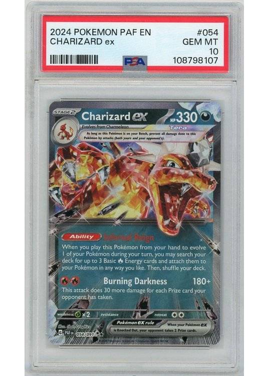 Charizard ex - 054/091 - PSA 10.
