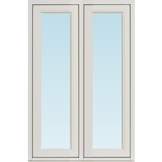 Svenska Fönster SF vridfönster  980x1180mm 2-luft, insida trä utsida aluminium, 3-glas  (10x12)