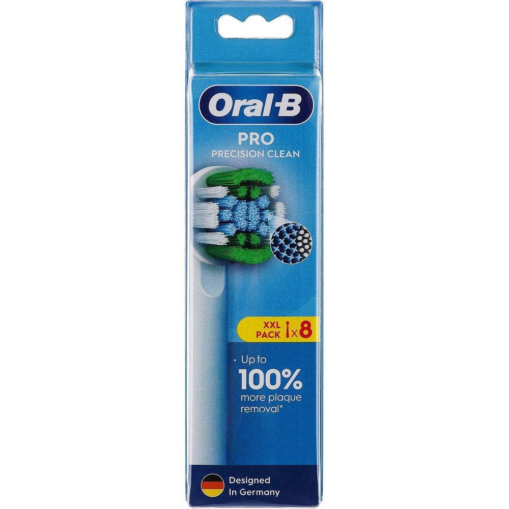 Oral B Testine Di Ricambio Precision Clean Eb20, 8 Pezzi.