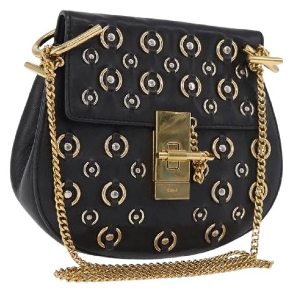 Chloé Pre-owned Pre-owned Skuldertaske - Vintage - Dame - Sort - ONE SIZE - Uld