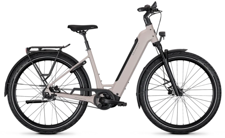 Kalkhoff Image 3 Excite Remtræk 600 Wh - s - Elcykel Dame - Grå.