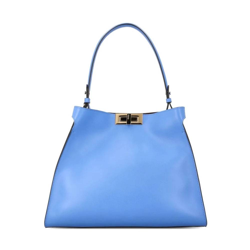 Fendi Way Medium Bag - Tasker - Dame - Blå - ONE SIZE - Uld