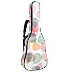 Akustisk gitarrväska vattentät gitarrryggsäck tjock mjuk vadderad katt valp mus klassiskt gitarrfodral, Color7, 42.9x16.9x4.7 in, Väskorganiserare