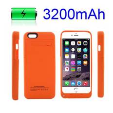 IPHONE 6 / 6S batteri cover orange