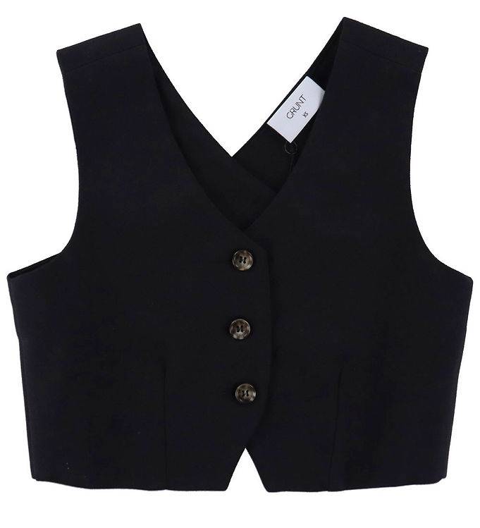 Grunt Vest - GrOial - Sort - Grunt - 14 år (164) - Vest
