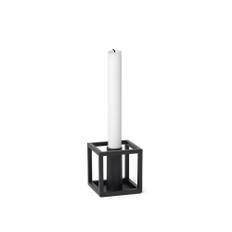 Audo Copenhagen - Kubus 1, Candle Holder, Black - Ljusstakar - Mogens Lassen