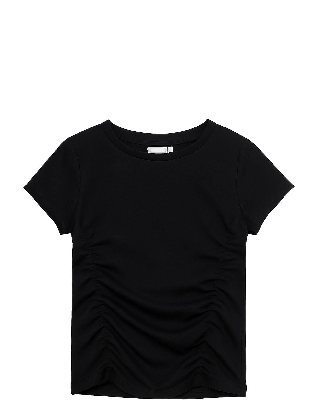 name it Nkfbalisa Ss Slim Top - Black - 134-140