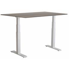 Sun-Flex III höj/sänkbart bord 140x80, Vit/ljusgrå