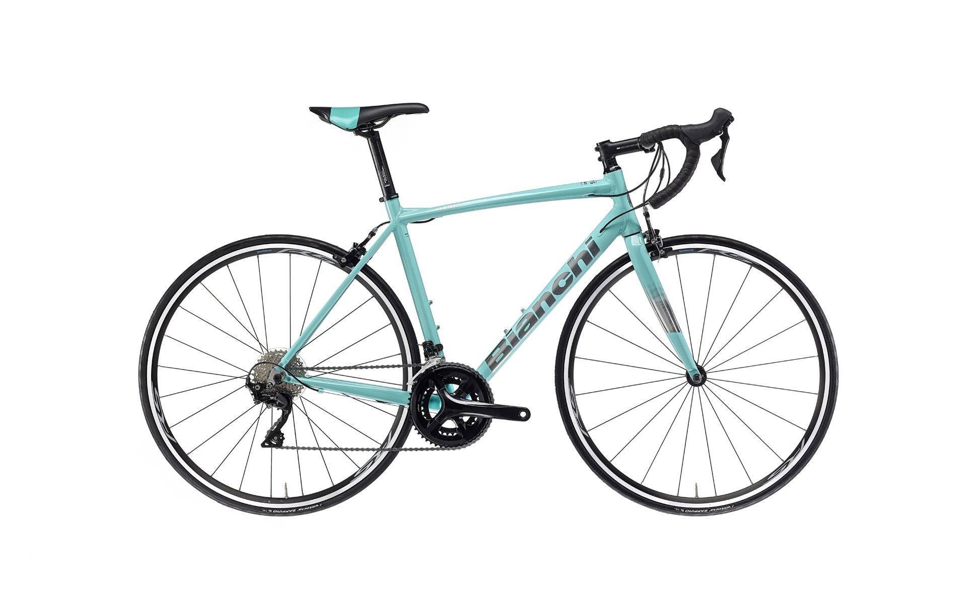 Bianchi Via Nirone 7 2025 - Shimano 105 2x11sp - Shimano WH-RS100 - 012 / 61 / Black/Argento Titanio Glossy