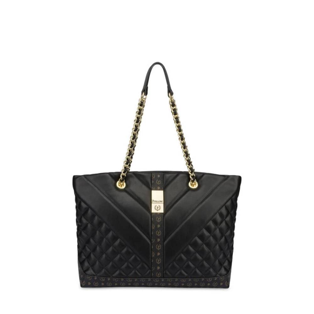 Pollini Shopping Tote - Tasker - Dame - Sort - ONE SIZE -