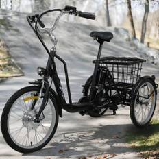 Trehjulig elcykel | 6 växlar Shimano | 250W 10.4Ah | Lyfco Mattsvart