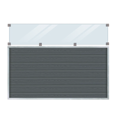 Plus Artura Komposithegn m/glas 180×135 cm