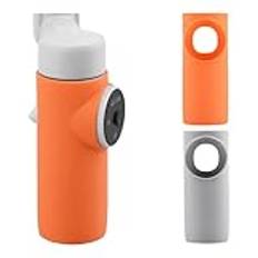 Silikonskyddsfodral för Insta360 Flow Pro-handtag, skyddsfodral med mjuk hud, halkfritt anti-repor gimbalskydd för Insta 360 Flow Pro-tillbehör (orange)