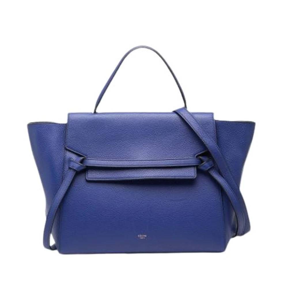 Celine Vintage Pre-owned Mini Belt Taske - Vintage - Dame - Blå - ONE SIZE - Uld