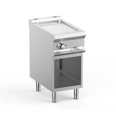 Stekhäll med 1 zon "Domina Pro 700", El 5 kW / Gas 7 kW - El - 5 kW - Golvmodell - Slät / Krom