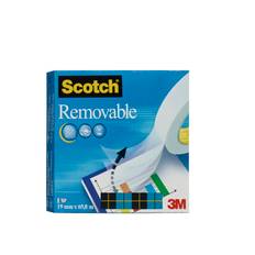 Tape Scotch Removable, flytbar tape, 19 mm x 66 m