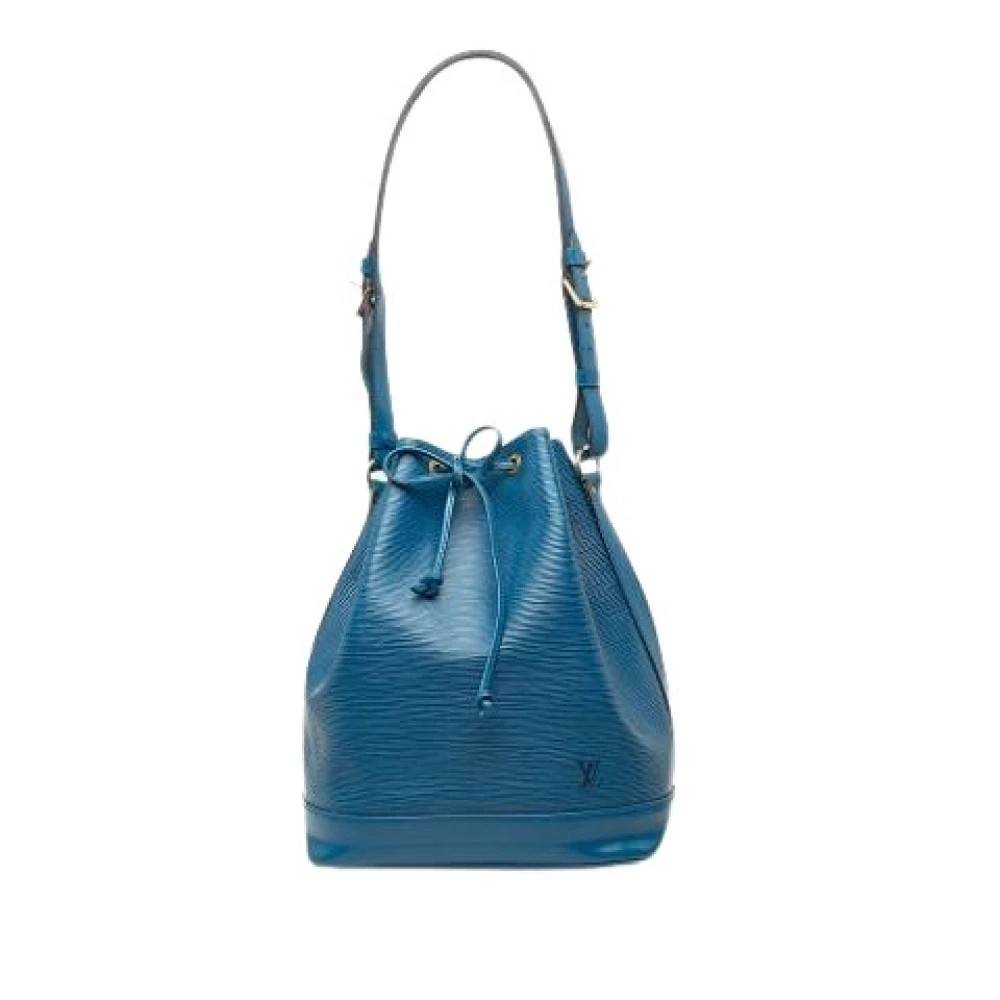 Louis Vuitton Vintage Pre-owned Noe Skuldertaske - Vintage - Dame - Blå - ONE SIZE - Uld