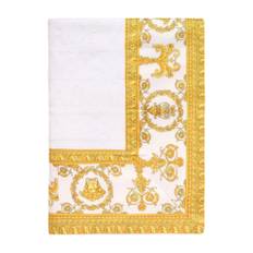 Versace, Home, unisex, ONE Size, Bomull, Barock Strandhandduk Vit Bomull