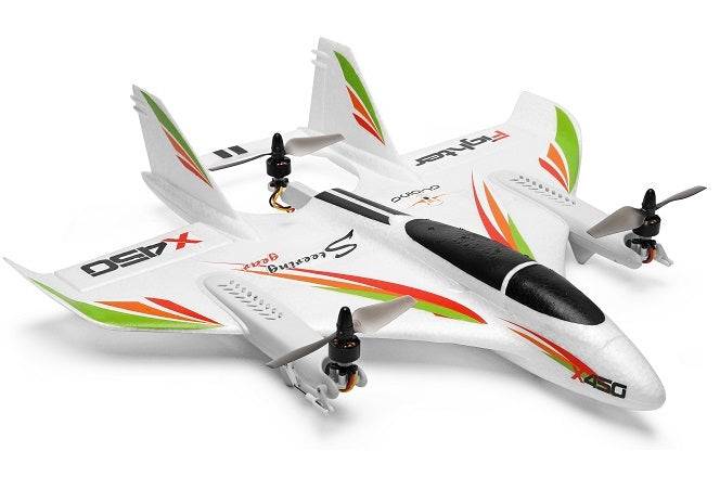 WLtoys XK X450 – Aviator VTOL fjernstyret fly 2,4 GHz RTF