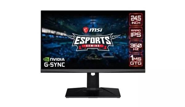 MSI Oculux NXG253R NVIDIA Reflex / 25" / IPS / 1080p / 1ms / 360Hz / G-Sync (Fyndvara - Klass 1)
