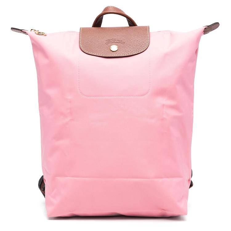 Longchamp Le Pliage Original Textured Logo Nylon Ryggsäck Damryggsäck Cotton-Candy 10284089P92 pink
