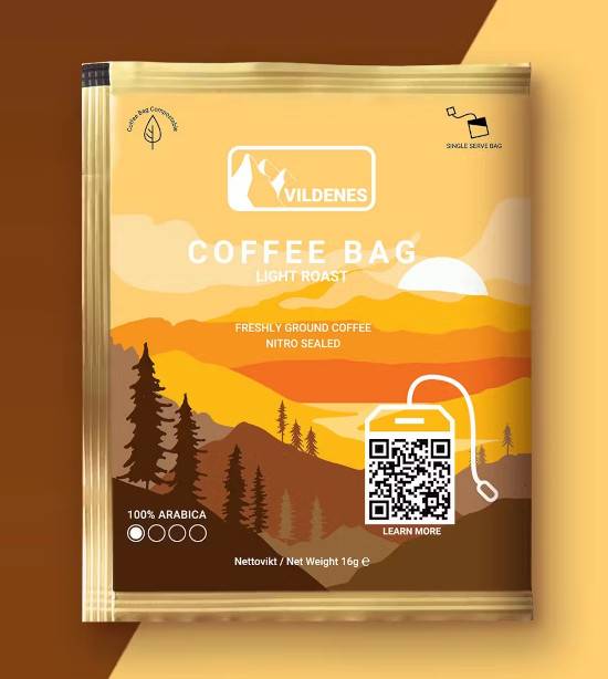 Vildenes Ljusrost Coffee bag 16g