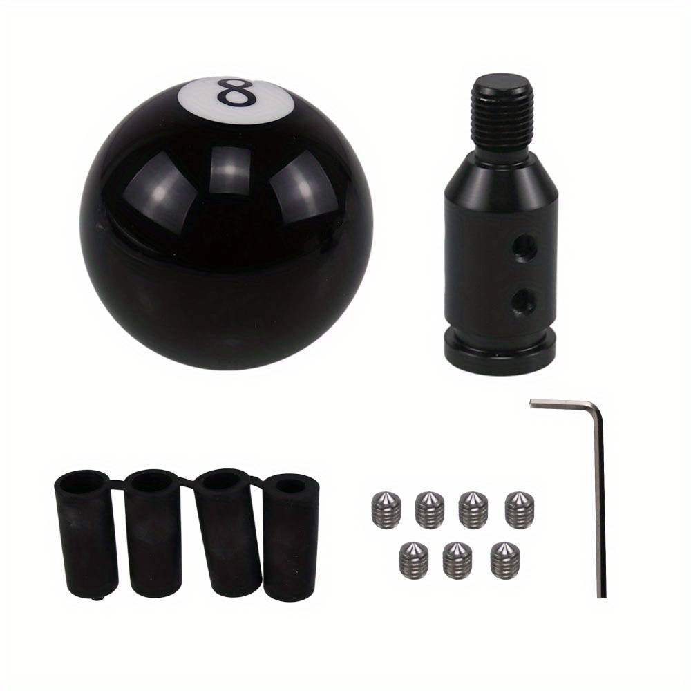 Car Modification Black 8 Billiards Black 8 Shift Lever+aluminum Adapter