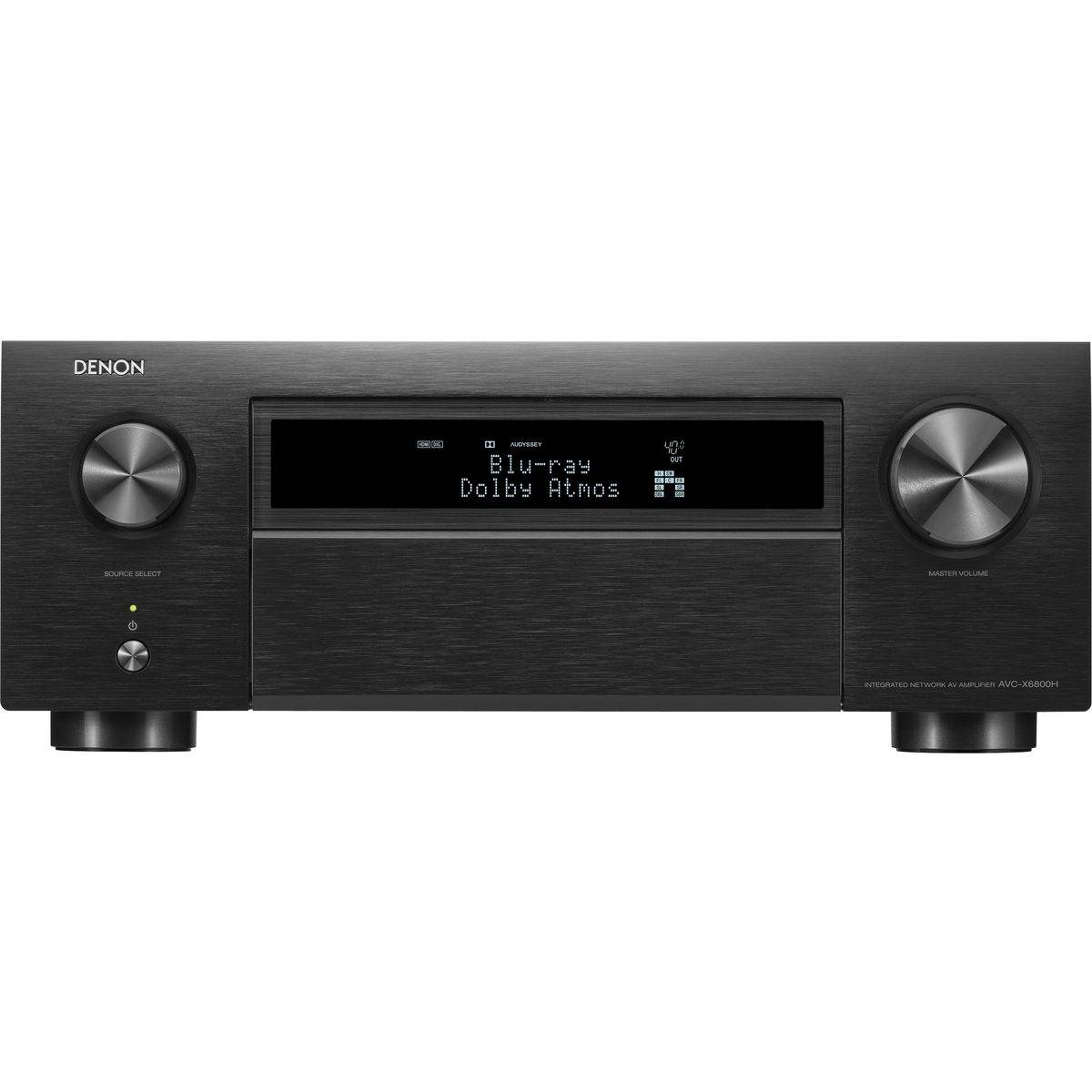Denon AVC-X6800H svart - Hemmabio-förstärkare, Dolby Atmos, DTS:X, IMAX Enhanced, DTS-HD Master Audio, Dolby TrueHD, Auro 3D