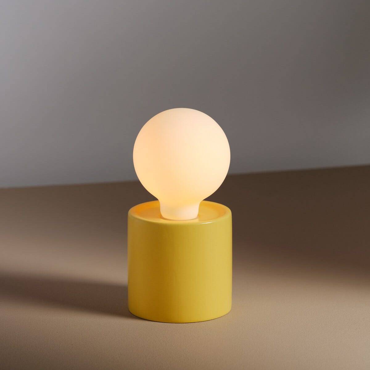 Northlight bordslampa batteri med timer, 16 cm