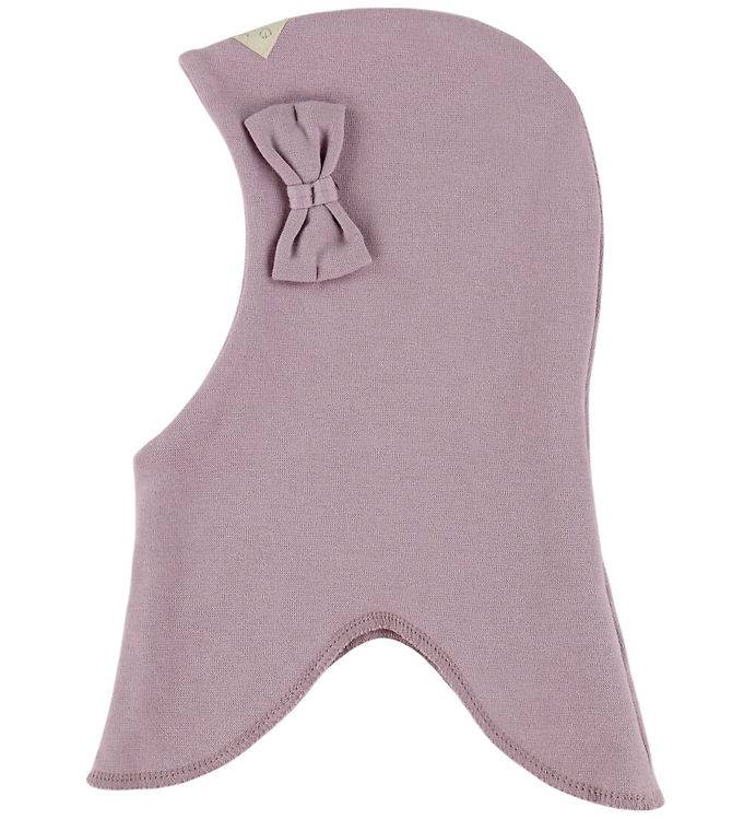 Racing Kids Elefanthue - 2-lags - Purple m. Sløjfe - Racing Kids - 9-24 mdr - Elefanthue - dobbelt