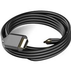 Dex kabel för samsung usb c typ-c till hdmi 4k kabel hdtv tv digital av adapter omvandlare eu plug bunt 1 hane-hona - 30hz